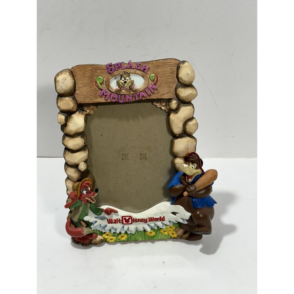 Disneyland 3D Splash Mountain Brer Rabbit Fox Bear Picture Frame - Broken Nose**